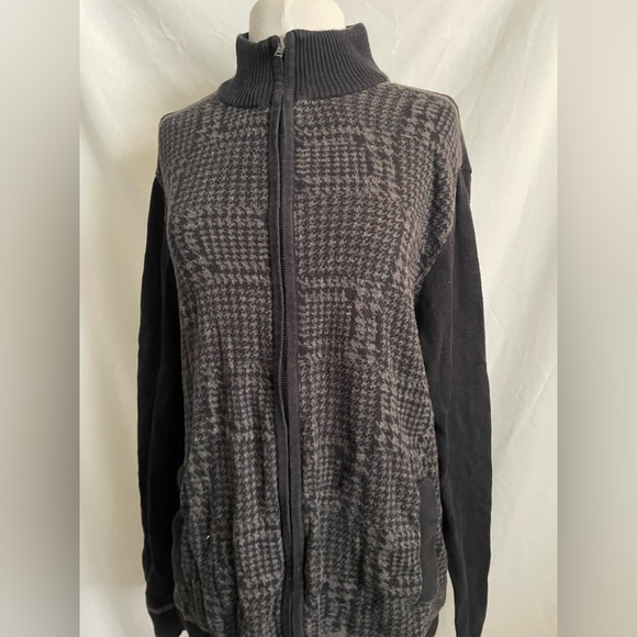 English Laundry houndstooth cardigan sz L - Picture 5 of 10